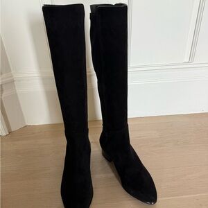 Sarah Flint “Perfect Stretch Boot 30” Black Suede Boots
